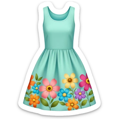 şort çiçekli sticker