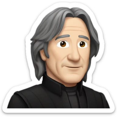 snape alan rickman sticker