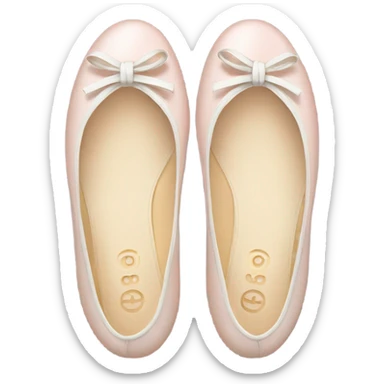 Chanel ballet flats sticker