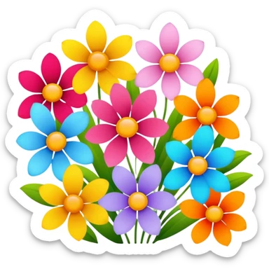 spring flowers sticker