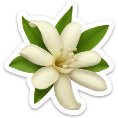 vanilla flower emoji sticker