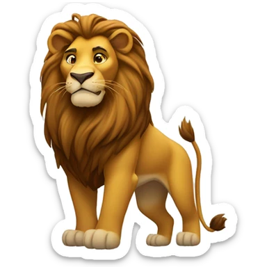 Le roi lion raying sticker