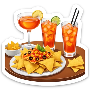 Aperol Spritz and Nachos sticker