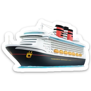 Disney cruise ship sticker
