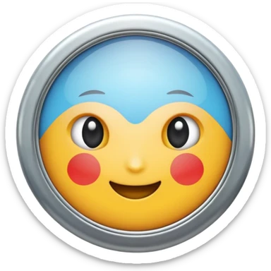 small mirror sticker