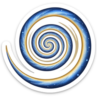 Spiral Galaxy sticker