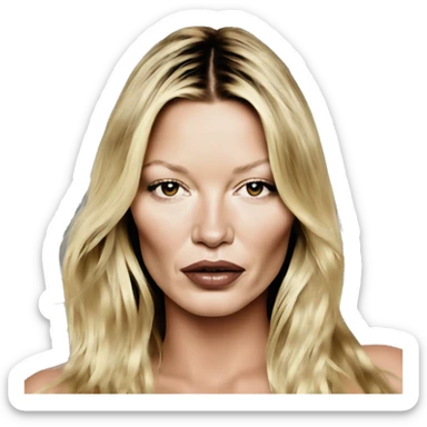 Kate moss sticker