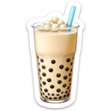 Bubble tea sticker