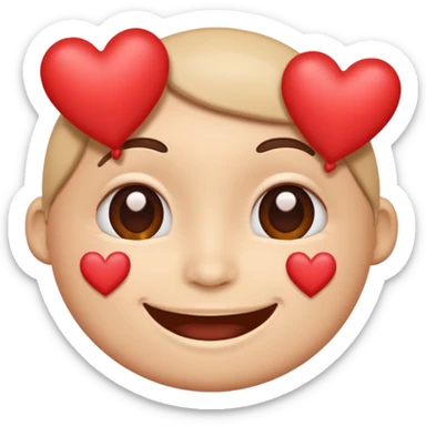 mix of these two 🥺☺️ but make it classic emoji  sticker