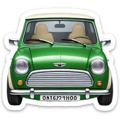 classic mini cooper sticker