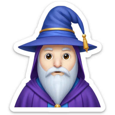 Penguin Wizard sticker