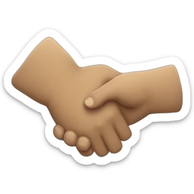 two men fistbumping sticker