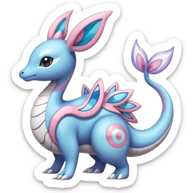 Lapras-Meloetta-Sylveon-Dialga-Suicune-fusion sticker