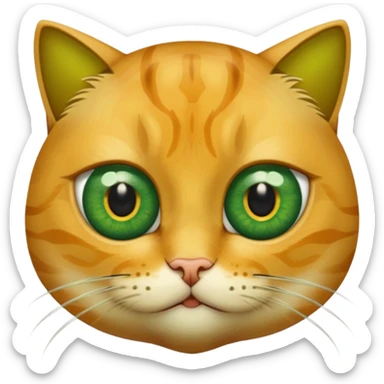 eye of a cat sticker