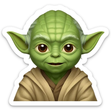 Yoda with the text 6 7 nothing else sticker
