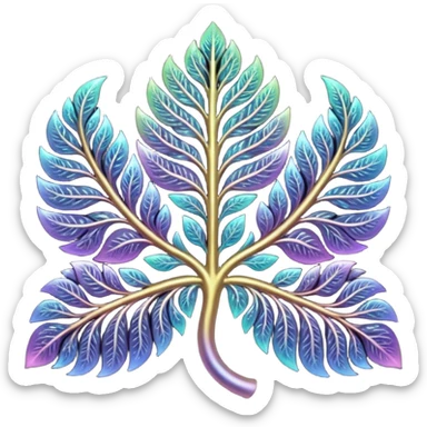 campo morfogenetico - fractal sticker