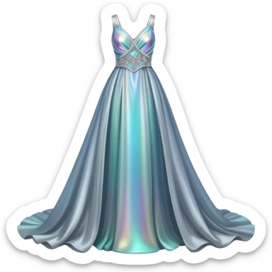 Iridescent  gown sticker