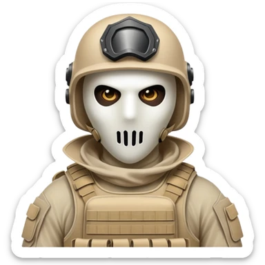 Ghost di call of duty sticker