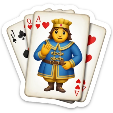 carte da briscola sticker