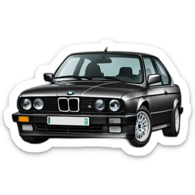 Bmw e30 sticker