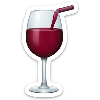 Bandera color vino sin diseño sticker