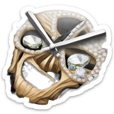 Piguet Royal Oak Skeleton daimond watch sticker