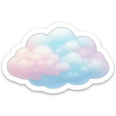 Pastel Cloud sticker