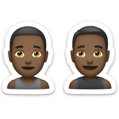 deux personnes qui s'enlacent sticker