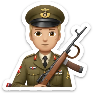 pushing the britian force sticker