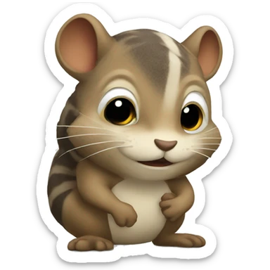 Ardilla cool sticker