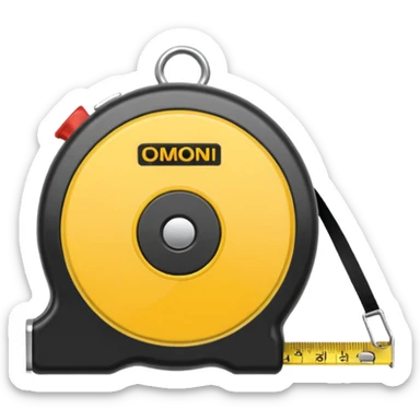 metal tape measure sticker