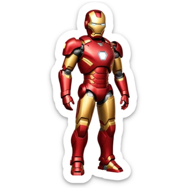 ıron man robot sticker