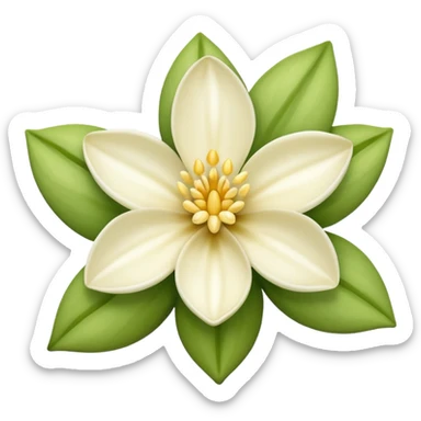 Emojis de flor de vainilla  sticker