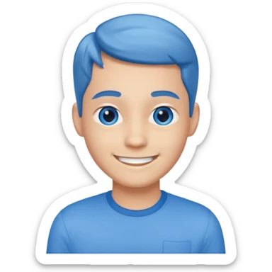 kiko saludando con camisa completa sticker