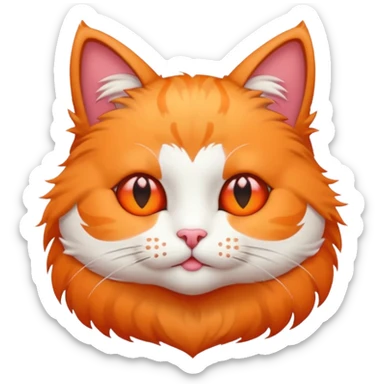 cat with heart eyes sticker