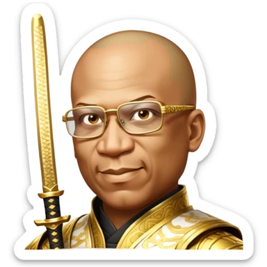 Golden Samurai sticker