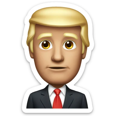 Donald Trump president  sticker