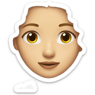 Alicia rubia melena corta sticker