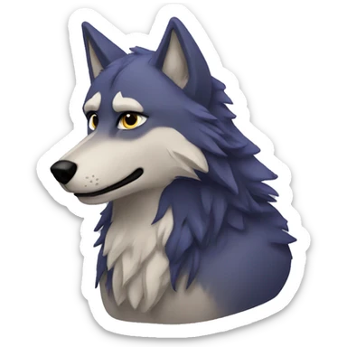 lone wolf twilight sticker