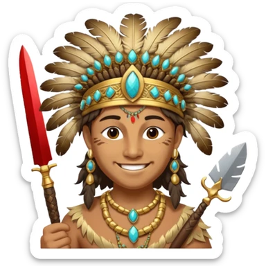 Bes from Egyptian Gods sticker