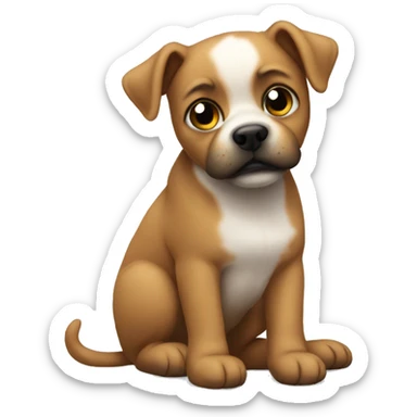 Uncomfortable pet sticker