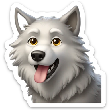 toto wolf sticker