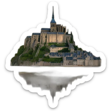 Mont saint Michel Normandie sticker
