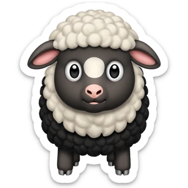 black sheep flipping the bird sticker