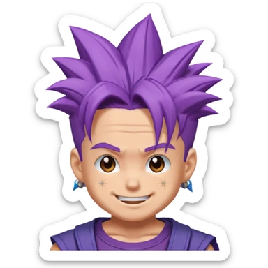 Trunks from DBZ nodding sticker