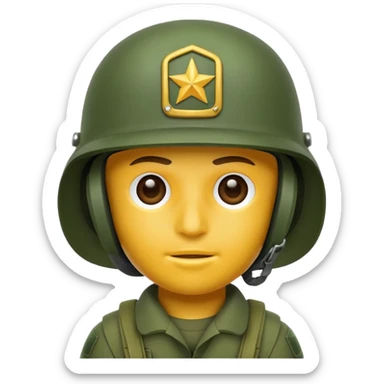 army soldier helmet REMOVE STAR sticker