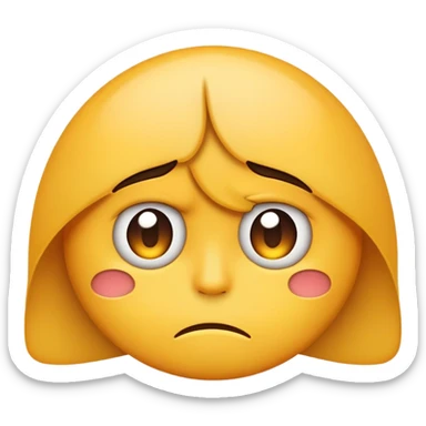 I want an emoji that says I'm not a cool boy sticker