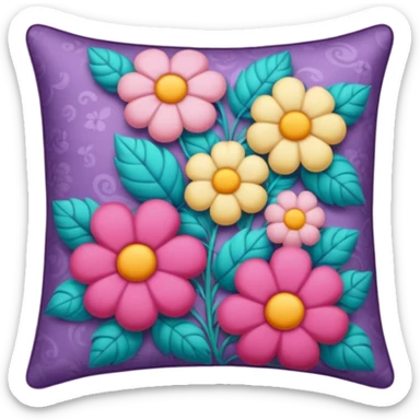 colorful pillow  sticker