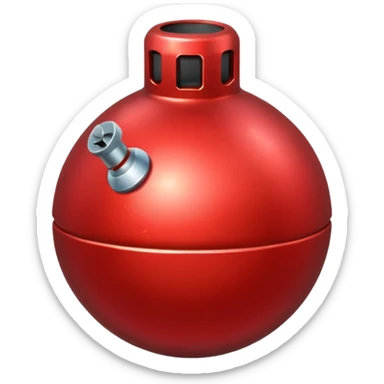 bomb icon sticker
