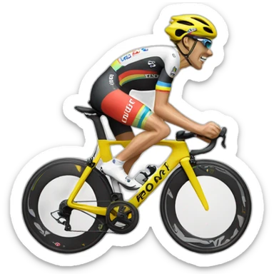 Tadej pogacar Tour de France  sticker